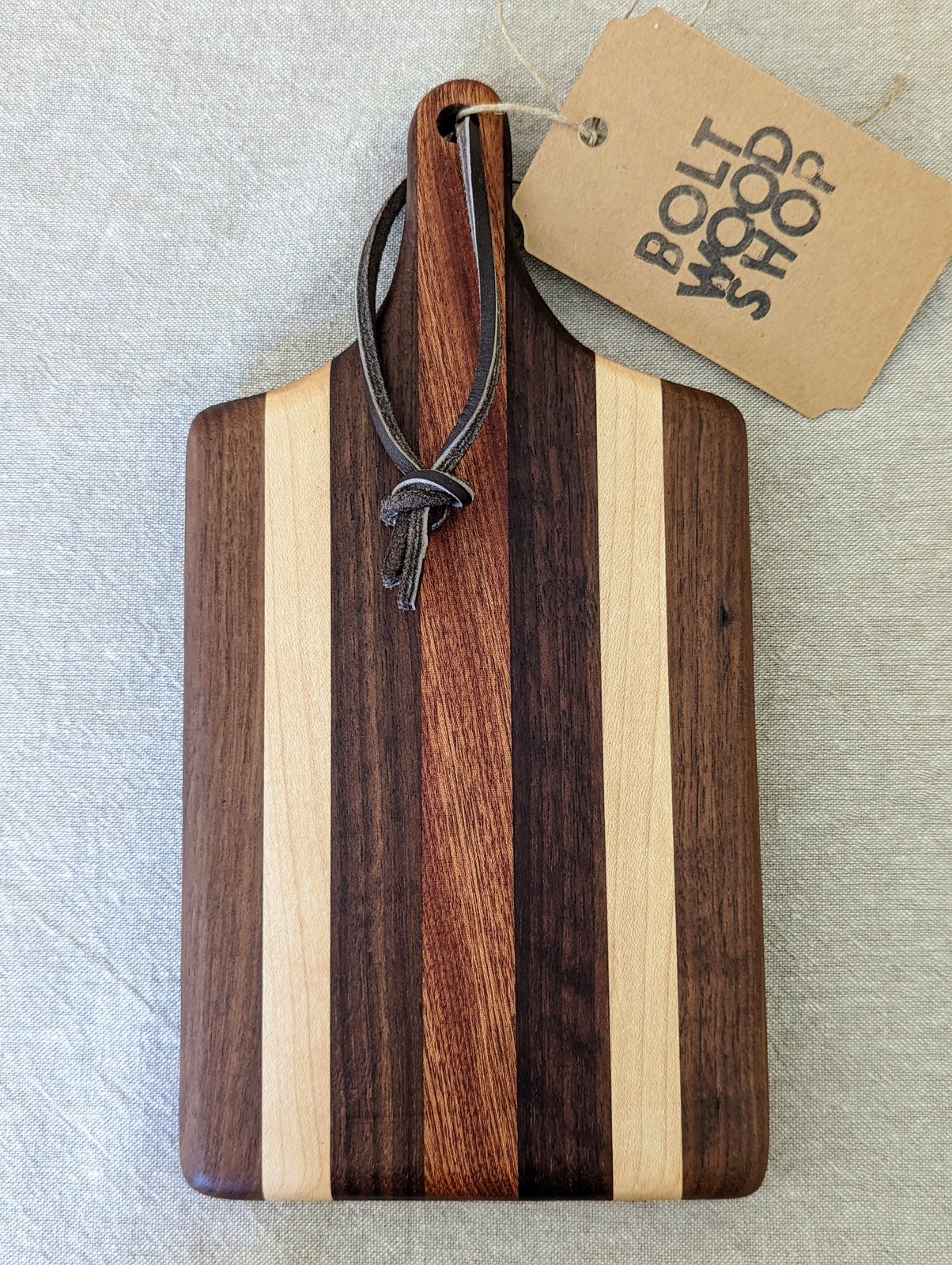 Sapele + Ambrosia Maple MINI Cutting Board