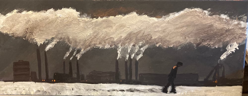 Image of Walking home from 2 till 10, Winter 1980
