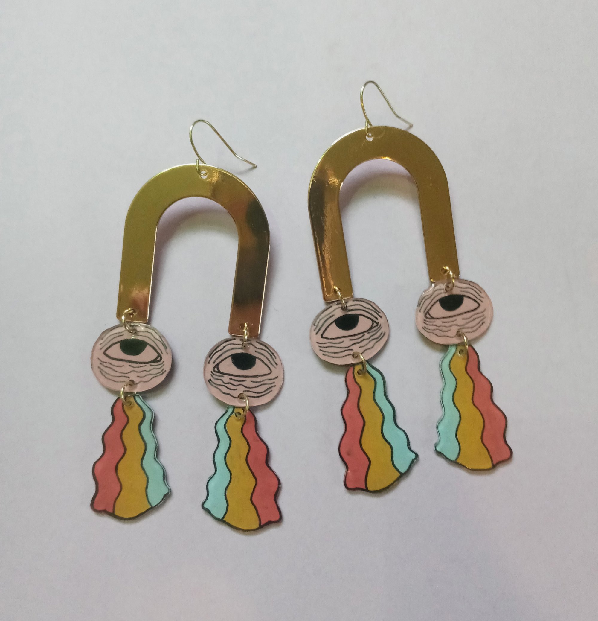 Image of oracle eyes earrings