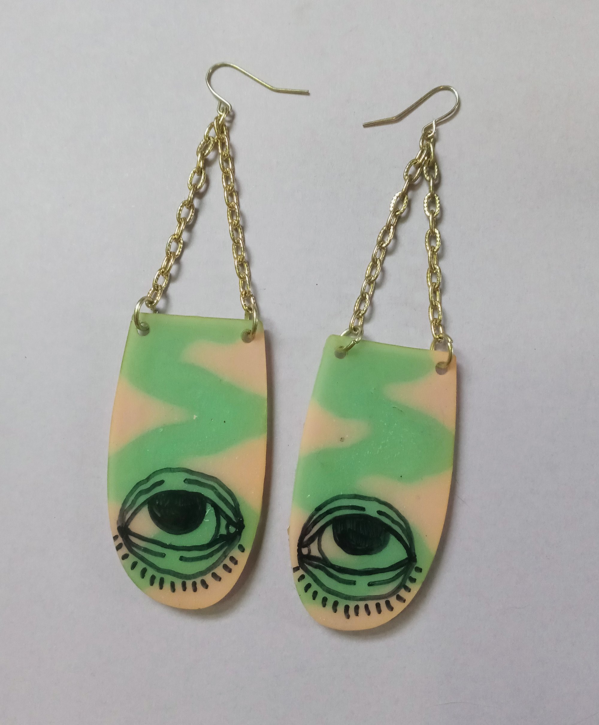 Image of tiger trap earrings