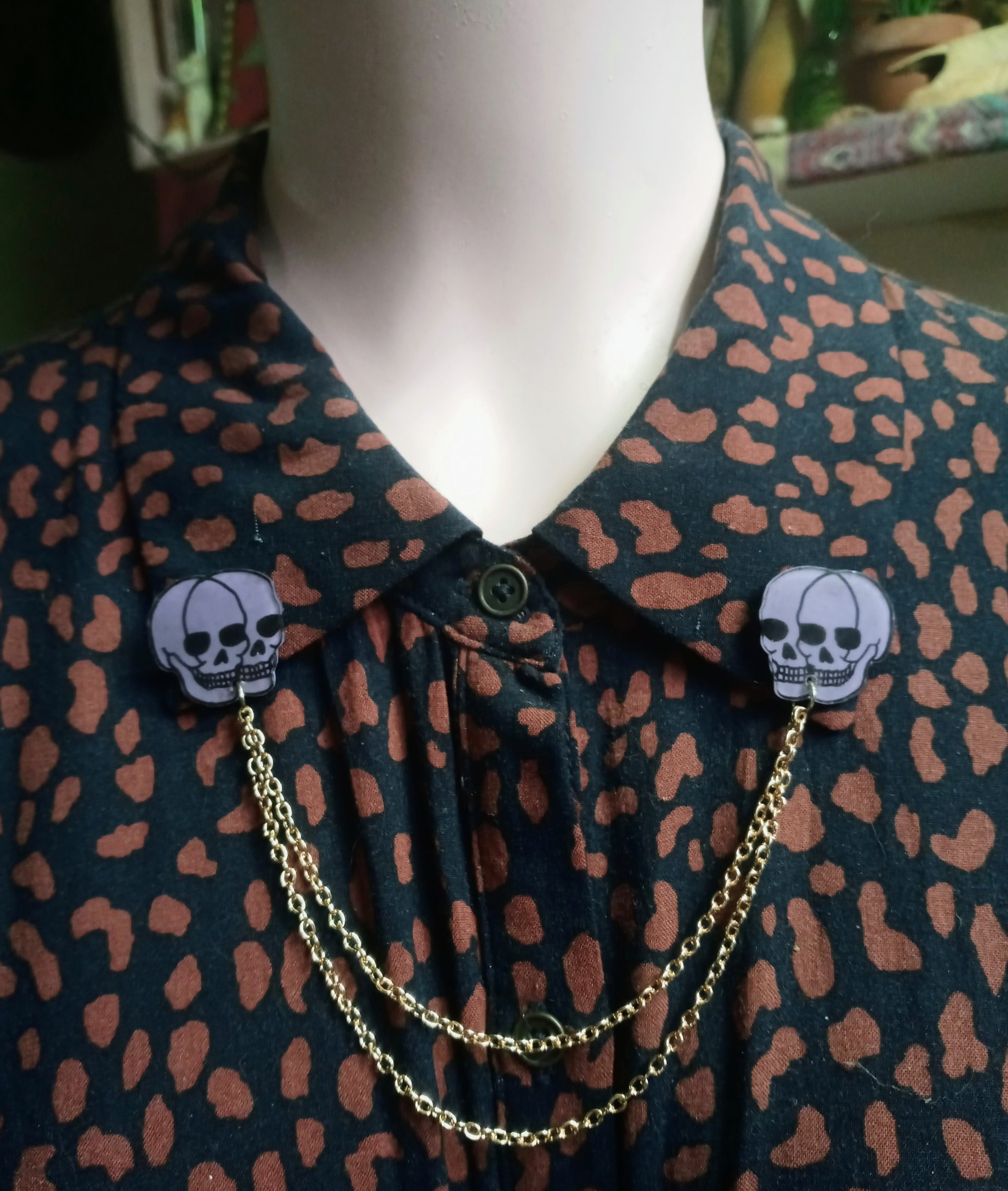 Image of sweet death collar pin