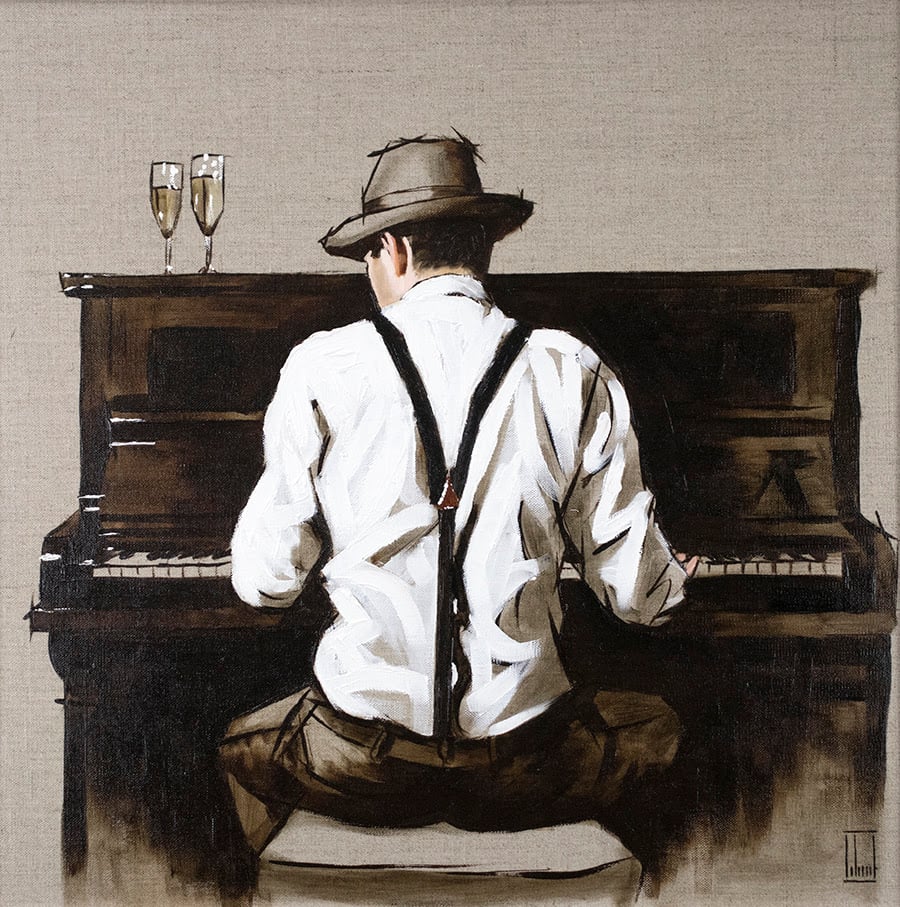 Richard Blunt "Piano Man Sketch"