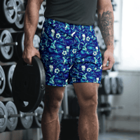 Image 3 of Iceberg Camo Unisex Athletic Shorts