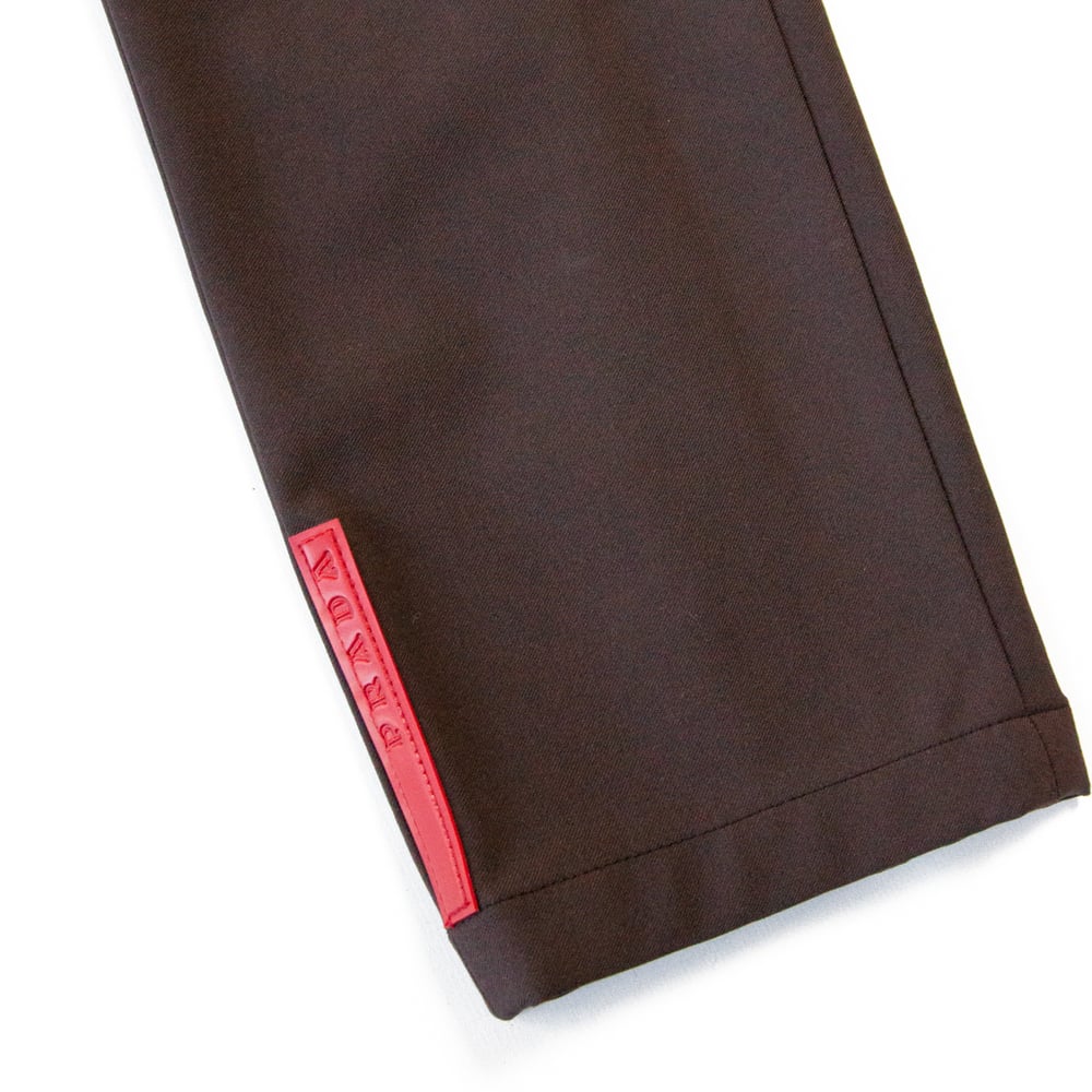 Image of Prada Sport Brown Nylon Trousers