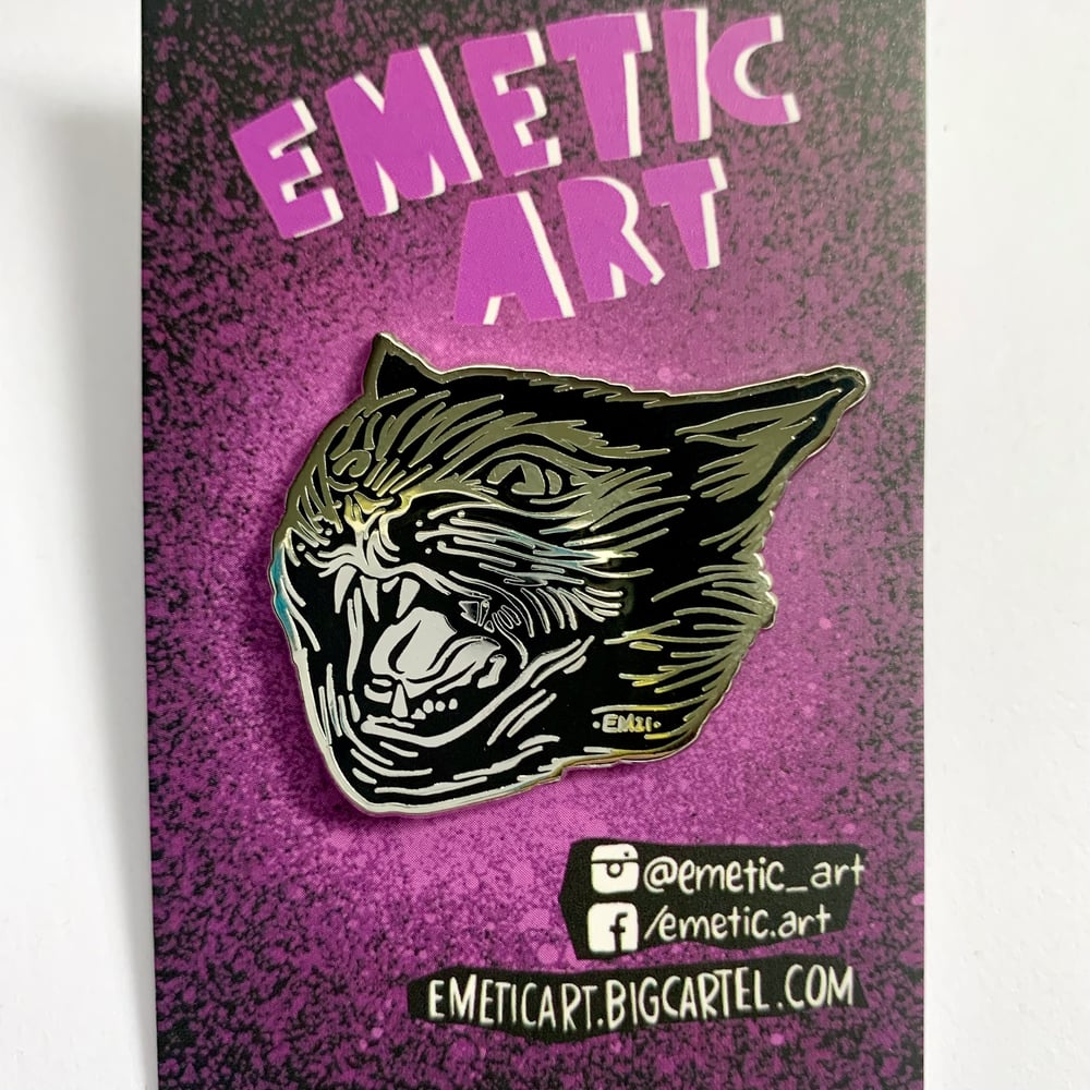 Black Cat Hard Enamel Pin