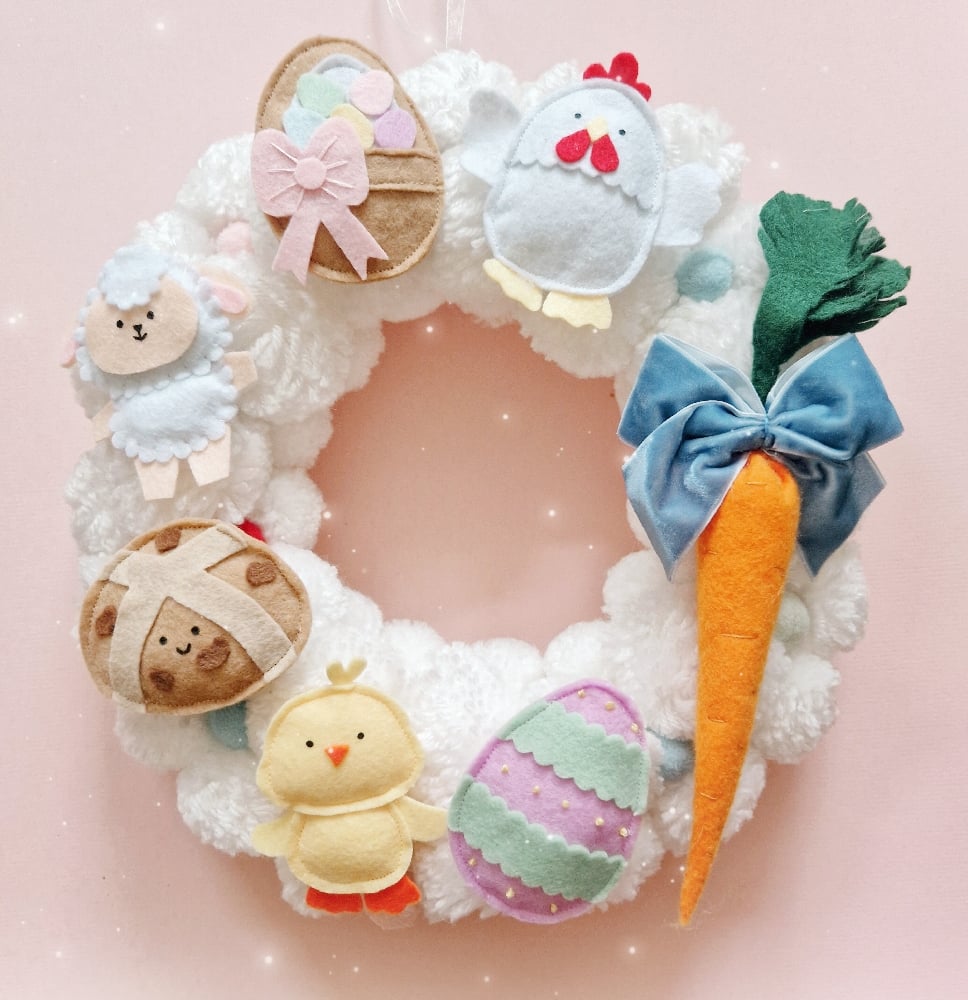Image of Spring Time Wreath Easter.
