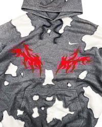 Image 5 of Re-worked 1 of 1 Nike Scarred Rebirth Hoodie Size XL