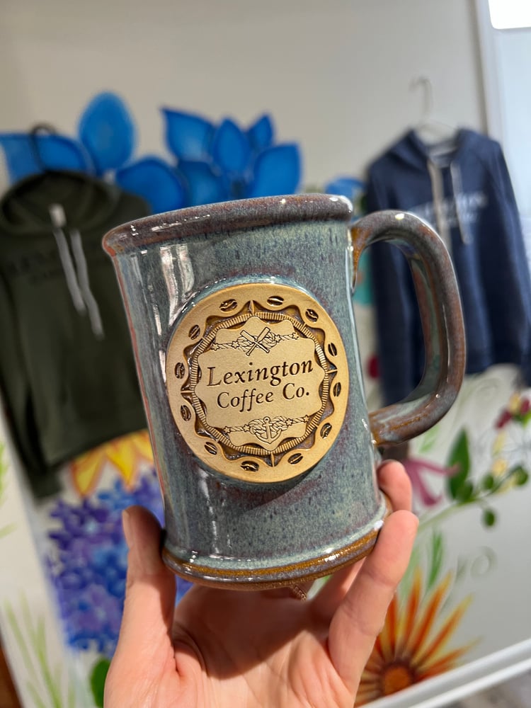 Image of Lexington Coffee Co Handmade Mug BLUE JEAN