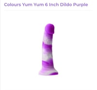 Colours Yum Yum 6 Inch Dildo Purple