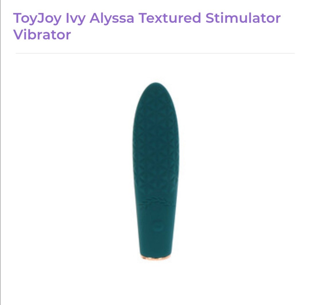 Image of ToyJoy Ivy Alyssa Textured Stimulator Vibrator