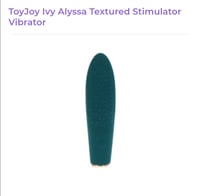 ToyJoy Ivy Alyssa Textured Stimulator Vibrator