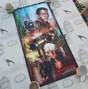 Blade Runner alternative poster illustration - Limited Edition 16"x32" giclée  /25