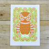 Karoline Rerrie Limited Edition Screenprint - 'Little Owl' 