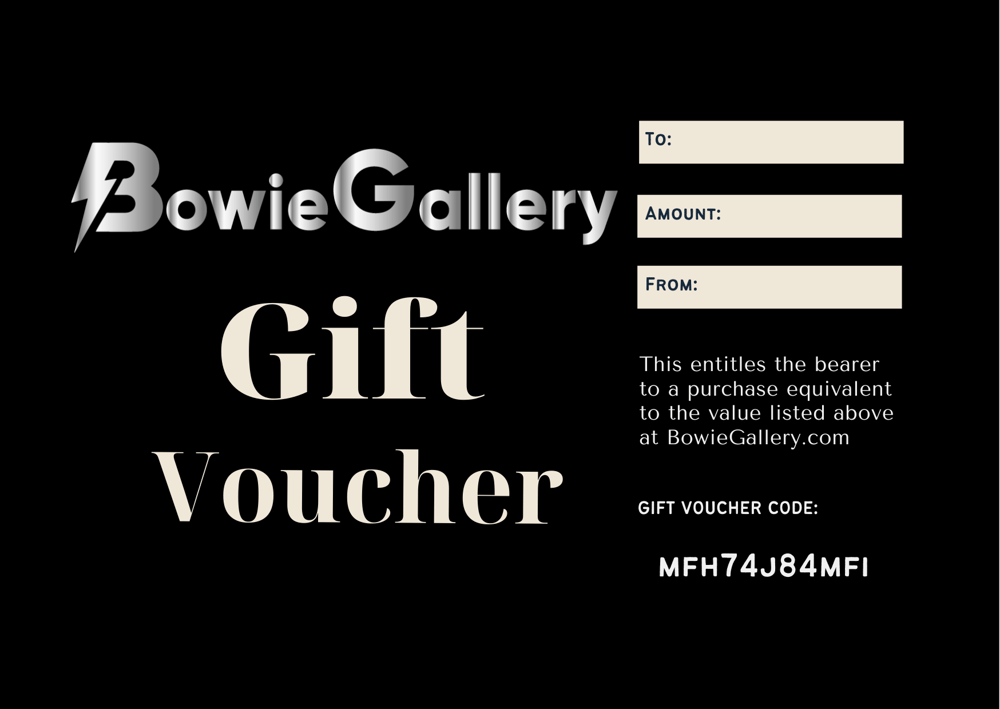 E-Gift Card Voucher - BowieGallery