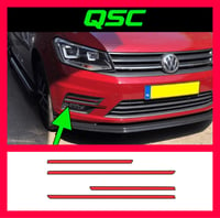 X4 Vw caddy Mk4 facelift front vent pinstripe stickers 