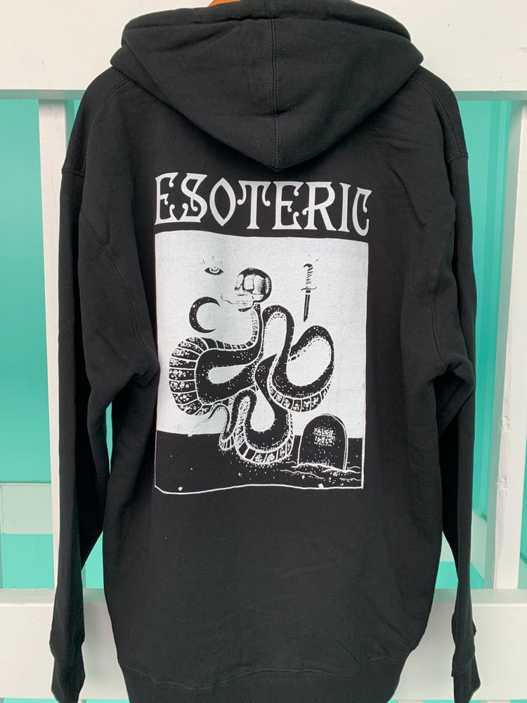 Image of "False Idols" Heavyweight Hoodie - Black