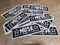 Image 1 of MUSK Black Sticker