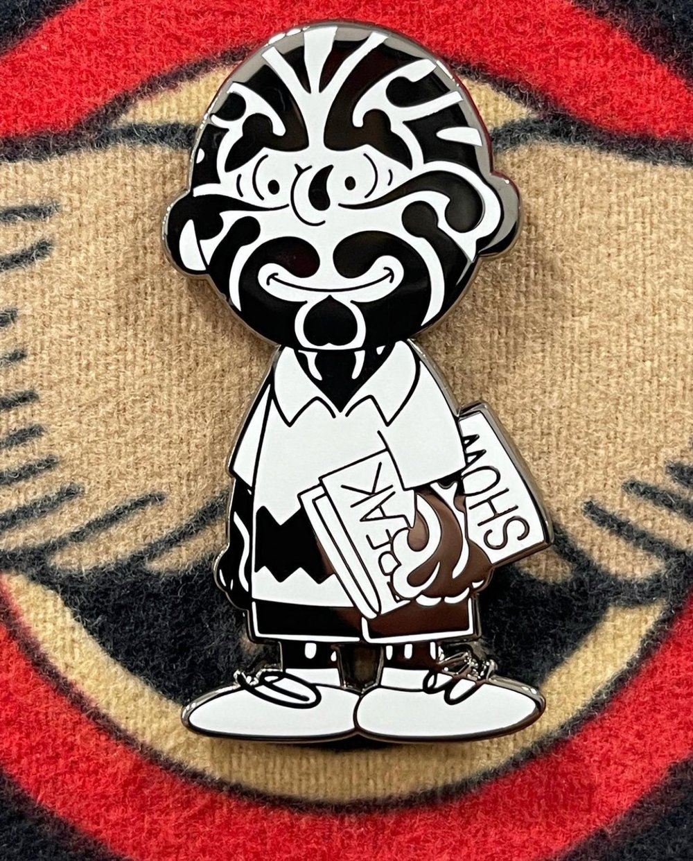 The great omi hard enamel pin  