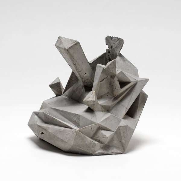 Image of EFF OH YOU ARE (FOUR) - 5" SCULPTURE - CONCRETE