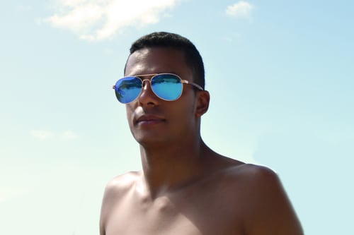 Image of "La plage" Sunglasses Royal Blue