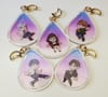 Tears of Themis Transparent Gradient Epoxy Glitter Acrylic Charms | 3"