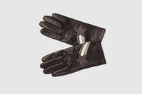 Image 1 of *SALE* Black Shooting Star Leather Gloves