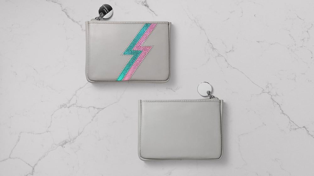 Chalk Ziggy Leather Purse