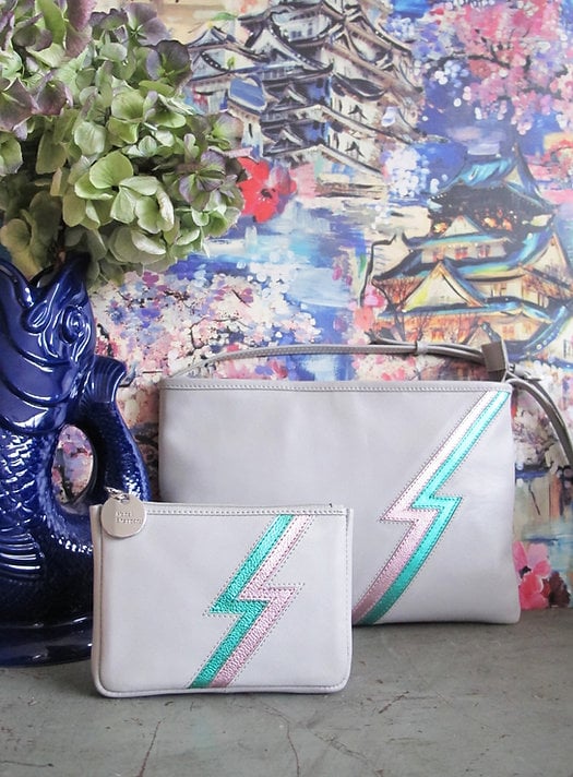 Chalk Ziggy Leather Purse