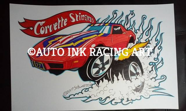 Image of "Corvette Stingray" - Art Print