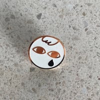 Image 4 of Moon Face Enamel Pin