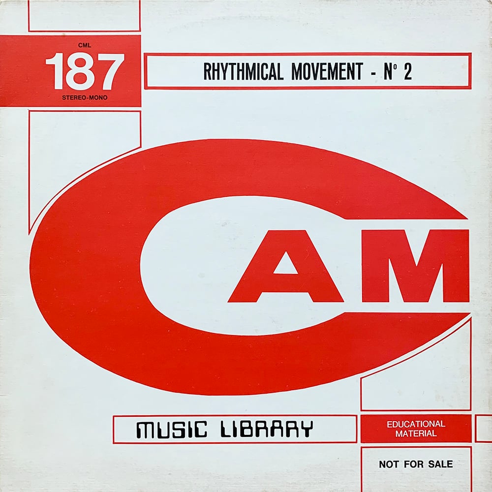 Stelvio Cipriani / Silvano Chimenti / Enrico Pieranunzi : Rhythmical Movement - N. 2 (CAM CML 187)