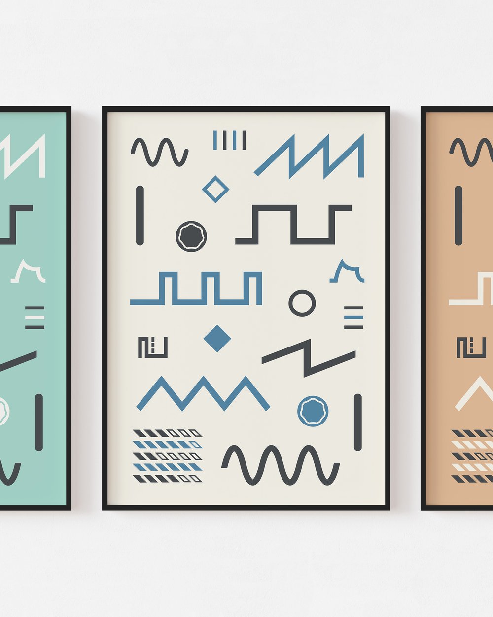 Image of Synth Waveform Print