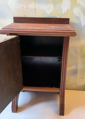 Image of Vintage Mini wooden cigar cabinet