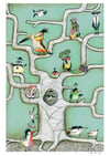 Bird Tree Mint