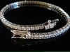 Modern 18ct diamond 6.00ct vs1- si1 H colour tennis line bracelet