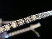 Image 2 of Modern 18ct diamond 6.00ct vs1- si1 H colour tennis line bracelet