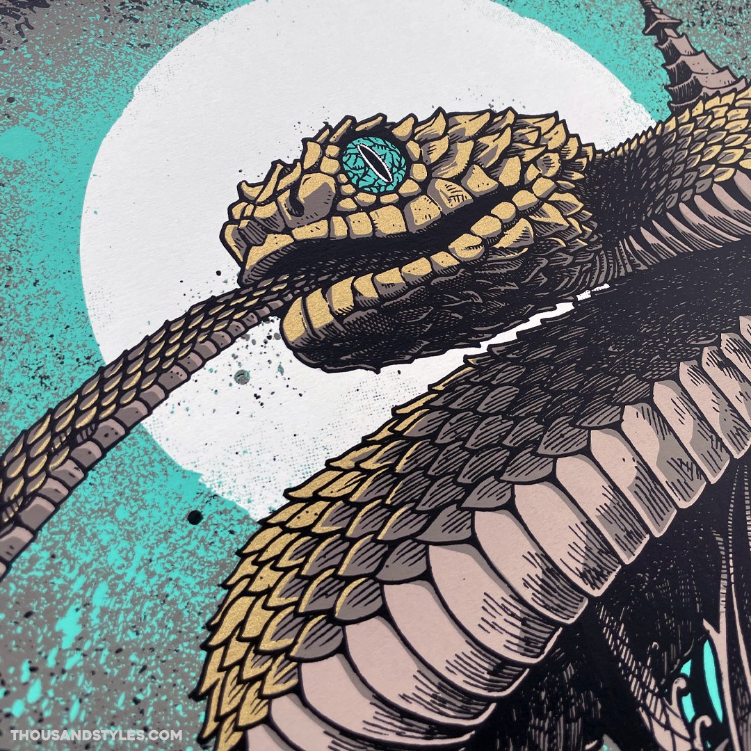 Mastodon Official Concert Poster - 11.18.21 Boston