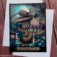 Image 2 of Mastodon Official Concert Poster - 11.18.21 Boston - Foil Variant