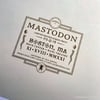 Mastodon Official Concert Poster - 11.18.21 Boston - Foil Variant