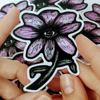 Image 2 of Eye Flower 2 Sticker Individual