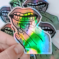 Image 2 of Hardmore Lip Tattoo Holo Sticker