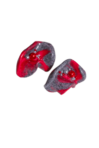 Image 1 of Red Grey Petals ♥️🔘