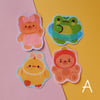 Holographic OC Friends Sticker Pack🐻🐸🐥