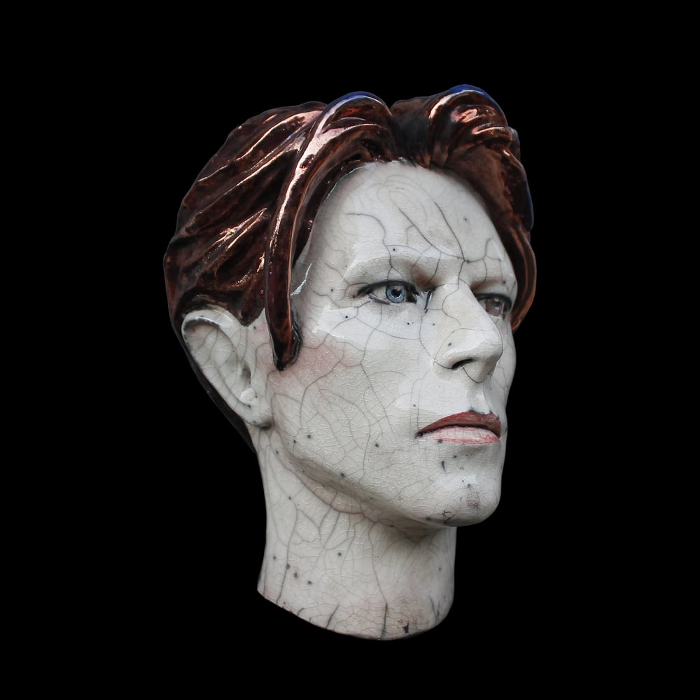 The Man Who Fell To Earth Ceramic - Full Head Sculpture