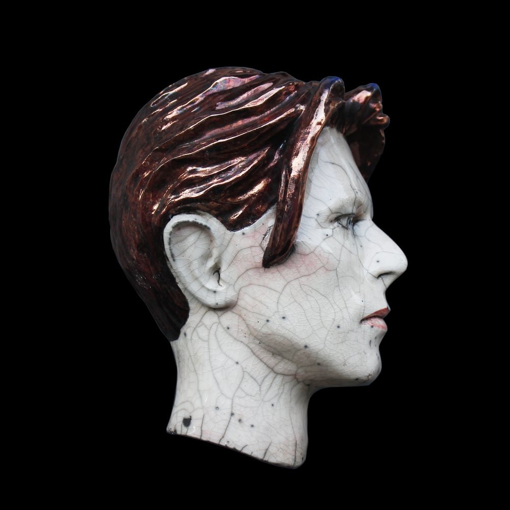 The Man Who Fell To Earth Ceramic - Full Head Sculpture