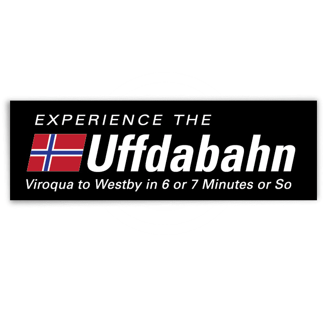 Image of Experience the Uffdabahn sticker