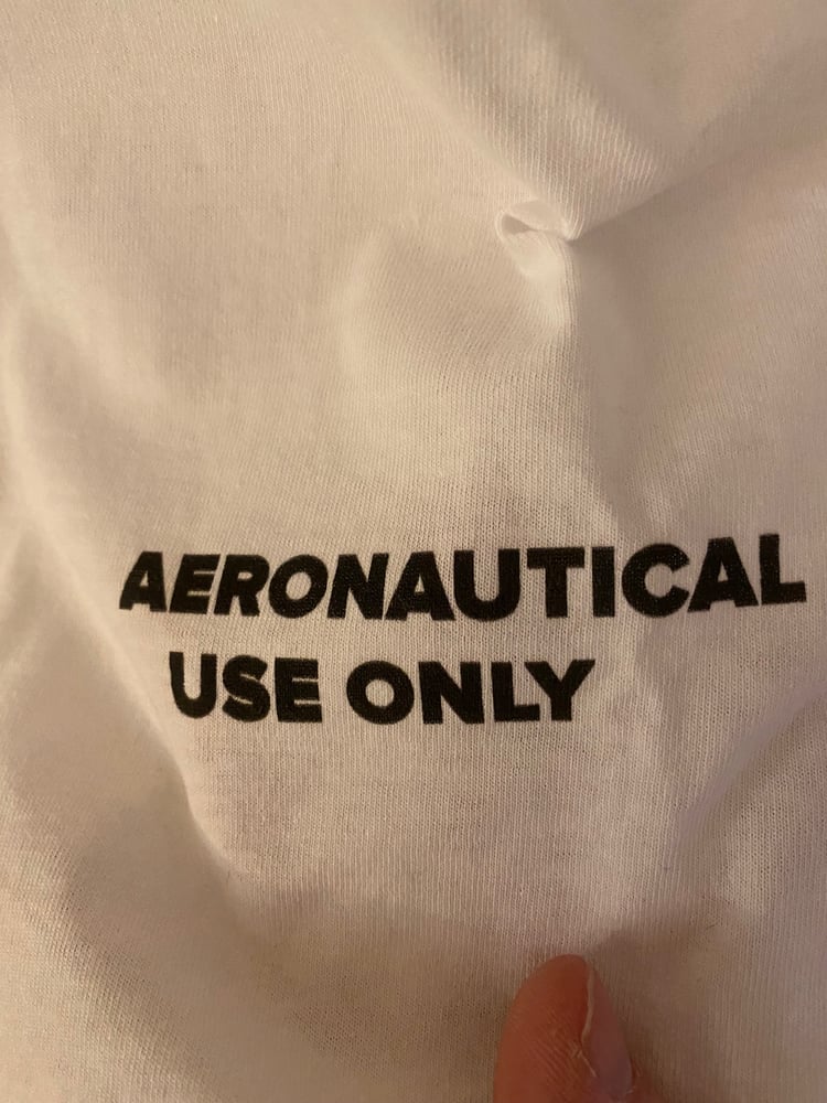 Image of Aeronautical Use Only Tee Shirt