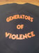 Image of SKARHEAD GENERATORS OF VIOLENCE T SHIRT (IN STOCK)