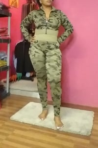 Image 1 of OLIVE CAMO VIXEN SET