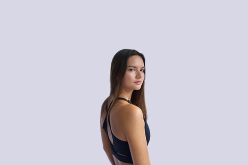 Image of Women Black Sport Bra